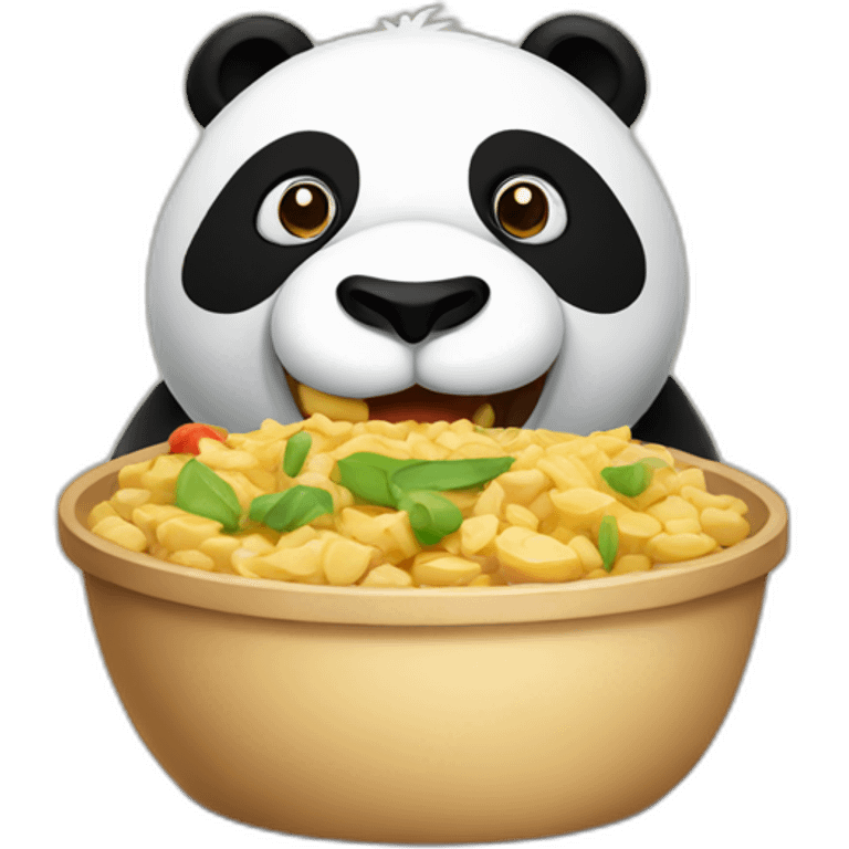 hungry panda emoji