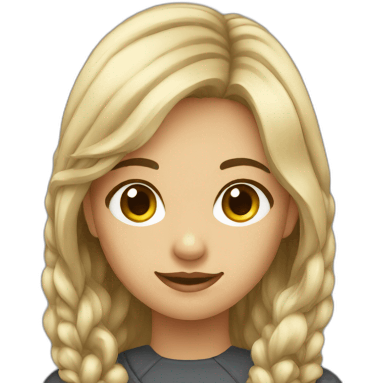 Cute girl account assistant emoji