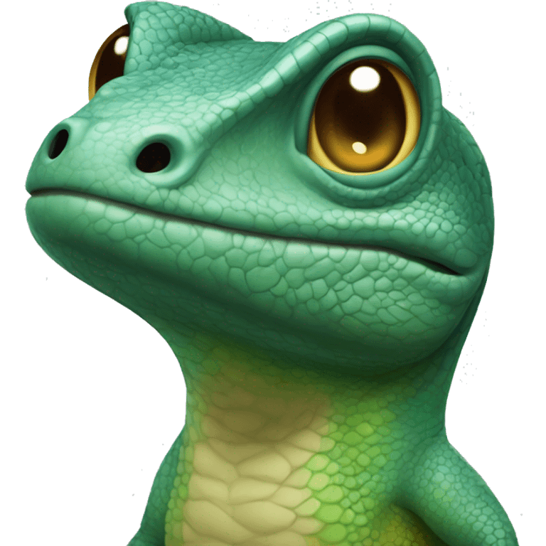 lagarto camaleão emoji