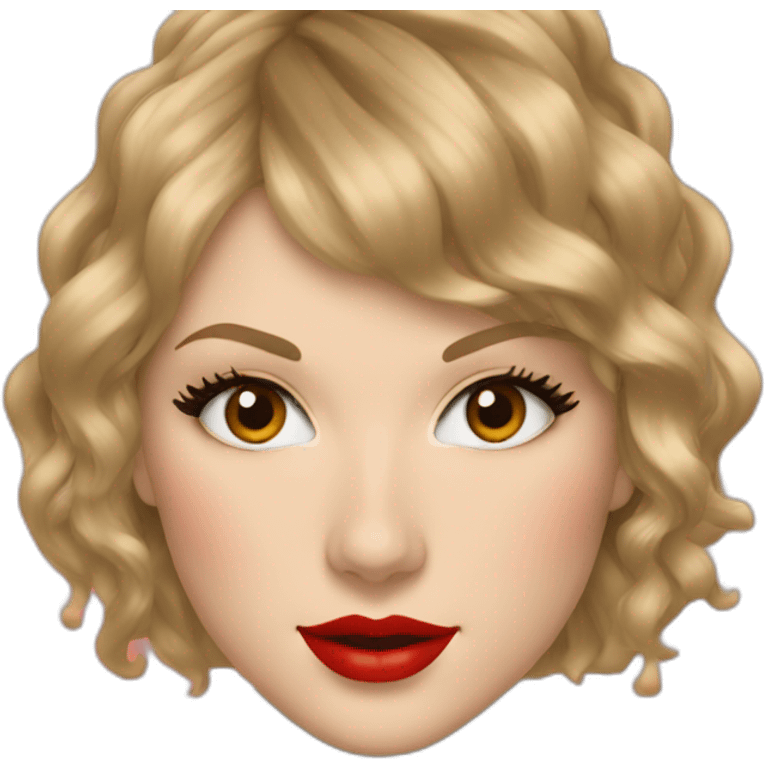 Taylor swift red emoji