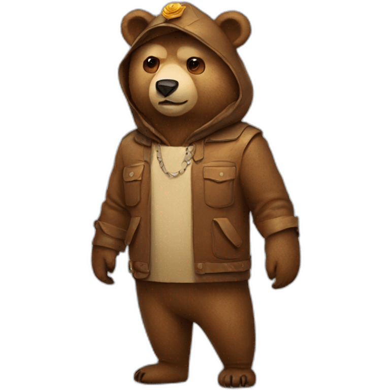 Bear in costume emoji