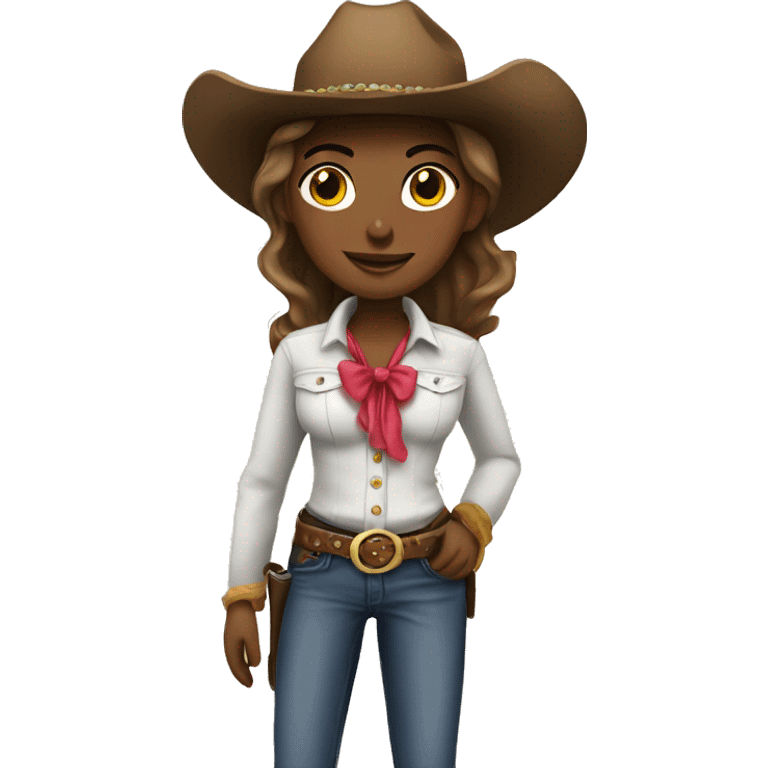 feminine cowgirl emoji