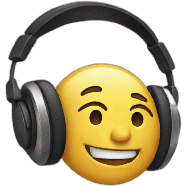 Listening music emoji