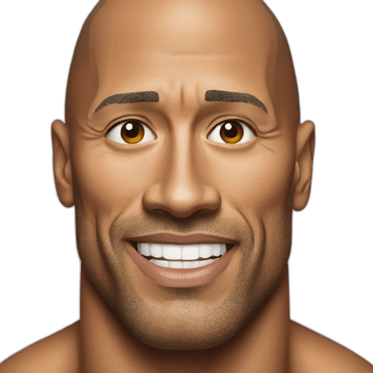 Dwayne Johnson emoji