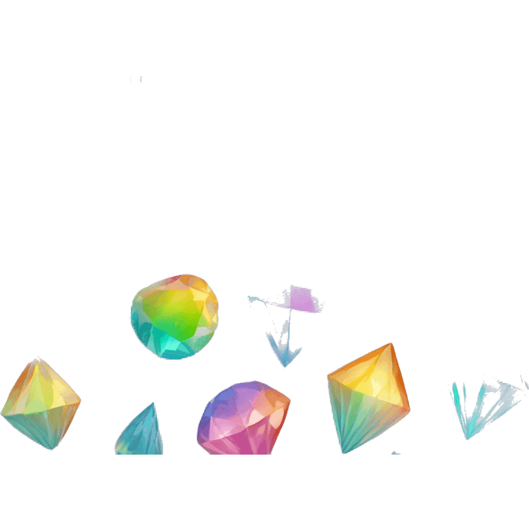 Rainbow Diamond Gem emoji