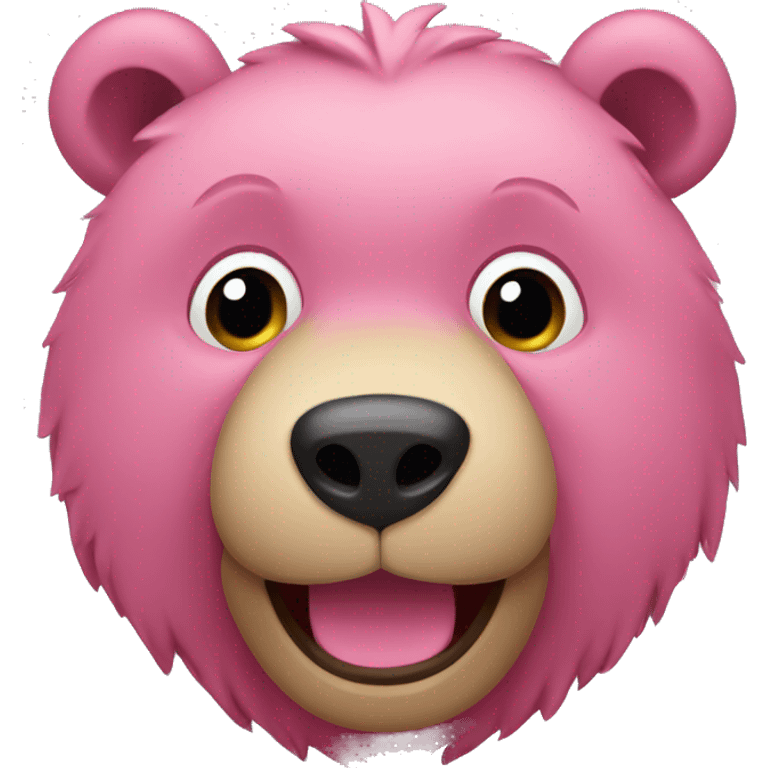 Urso Rosa emoji