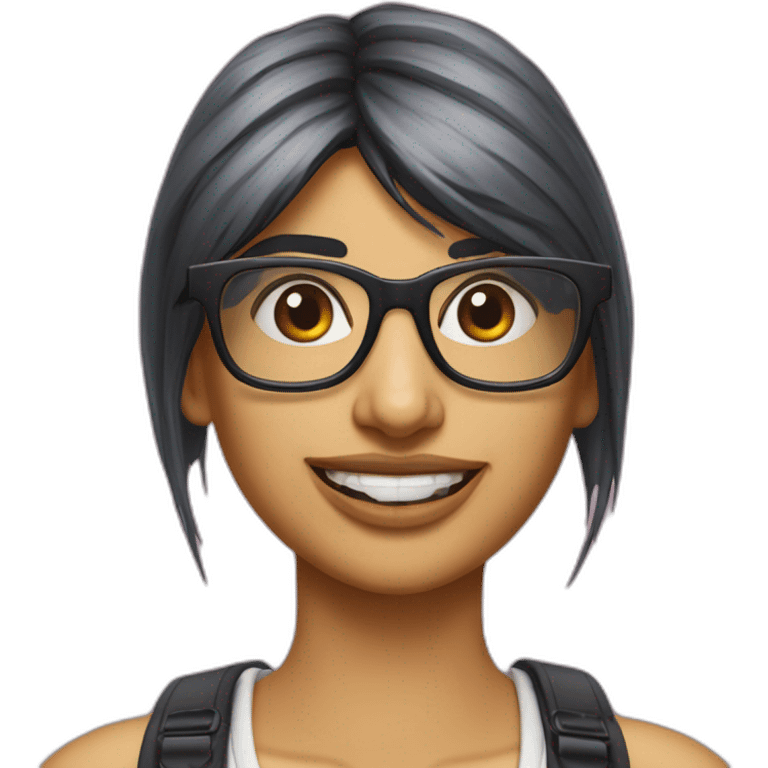 mia khalifa hyper réaliste pinupe emoji