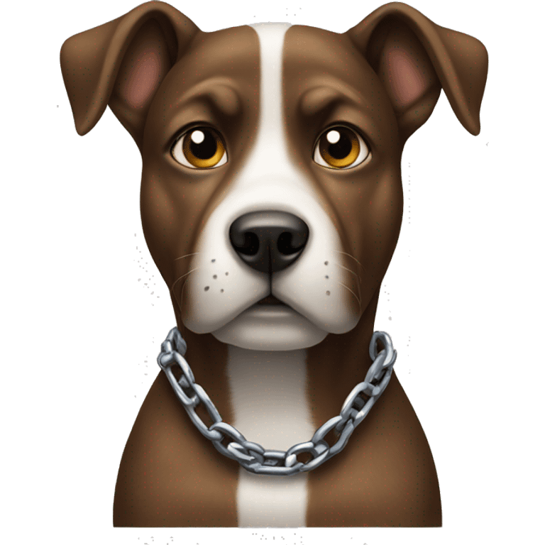 Dog with a chain  emoji