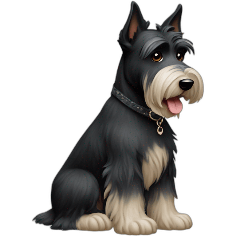 dog scottish terrier full body emoji