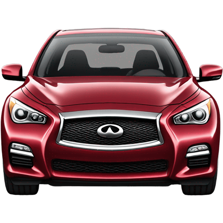 Red infiniti Q50 emoji