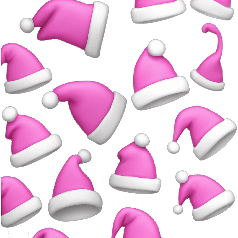 pink santa hat emoji