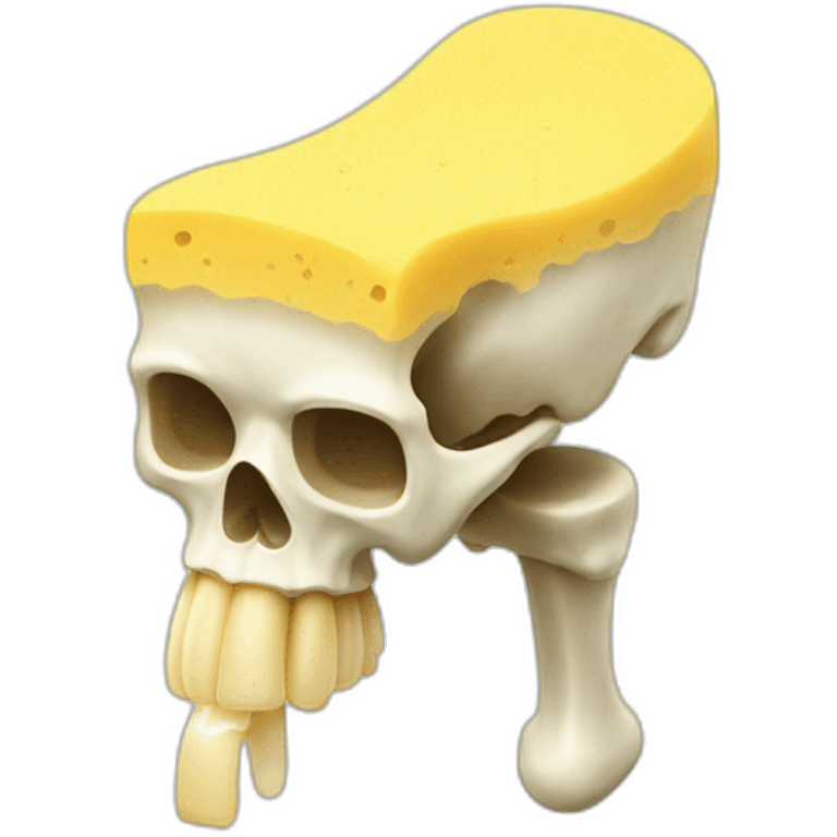 bone cleaning with a sponge emoji