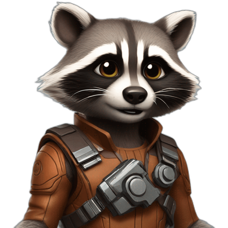 Guardians of the galaxy racoon emoji