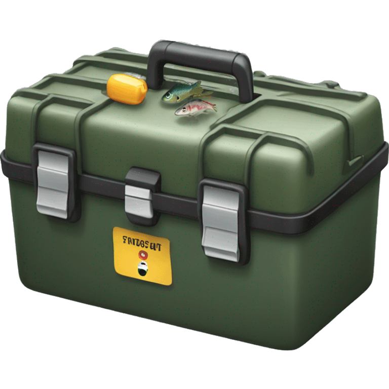 Realistic Fishing tackle box emoji