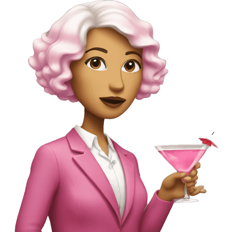 Pink martini emoji