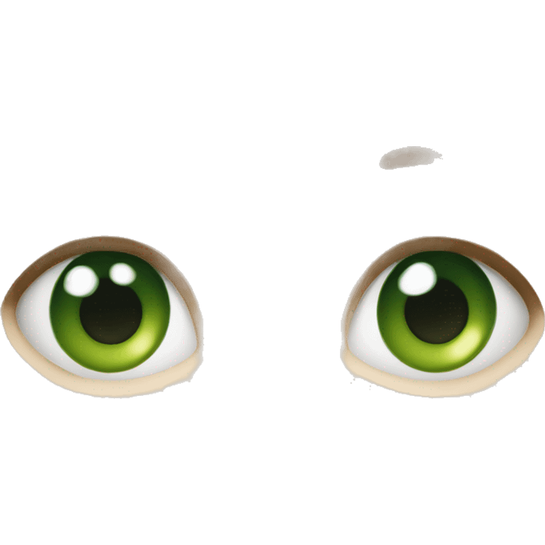 Reubeu cheuveu boucle yeux vert emoji