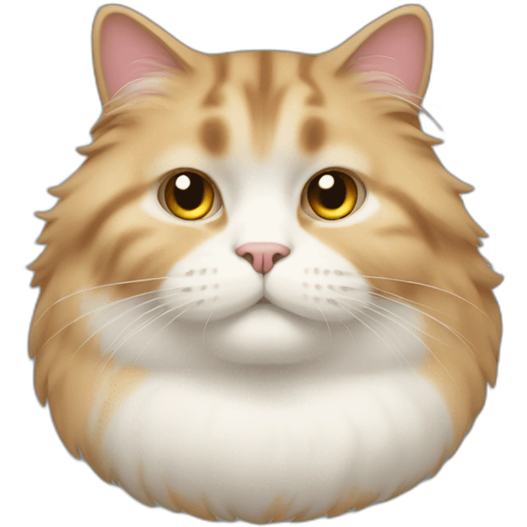 fat fluffy cat emoji