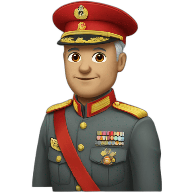 Red army general emoji