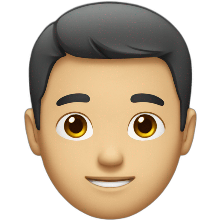 half asian guy emoji