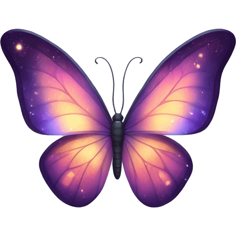 Shiny Nebula Butterfly emoji