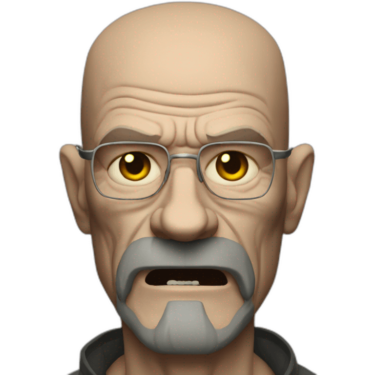 Walter White as a werewolf emoji