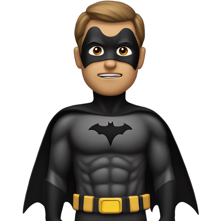 Bat man emoji