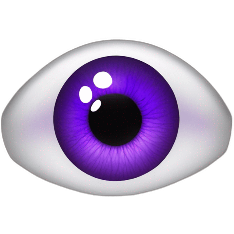 majestic godly violet iris eyeball serious symmetrical emoji