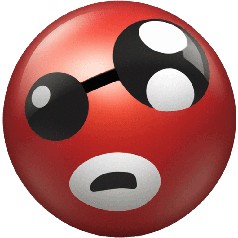 Red 8ball emoji