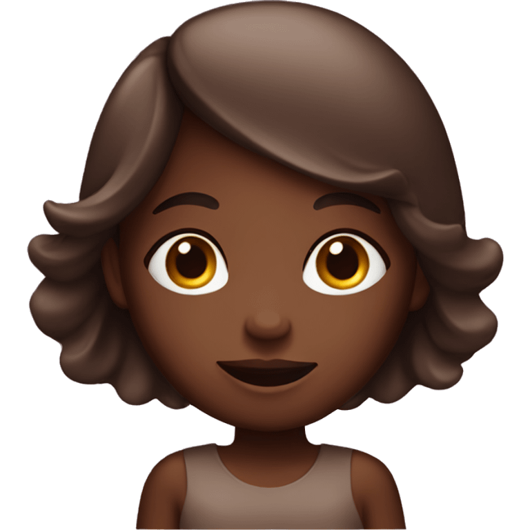 Chocolate girl  emoji