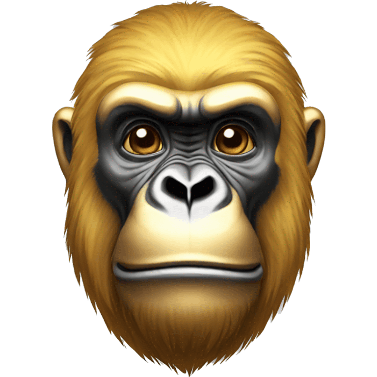 Golden gorilla  emoji