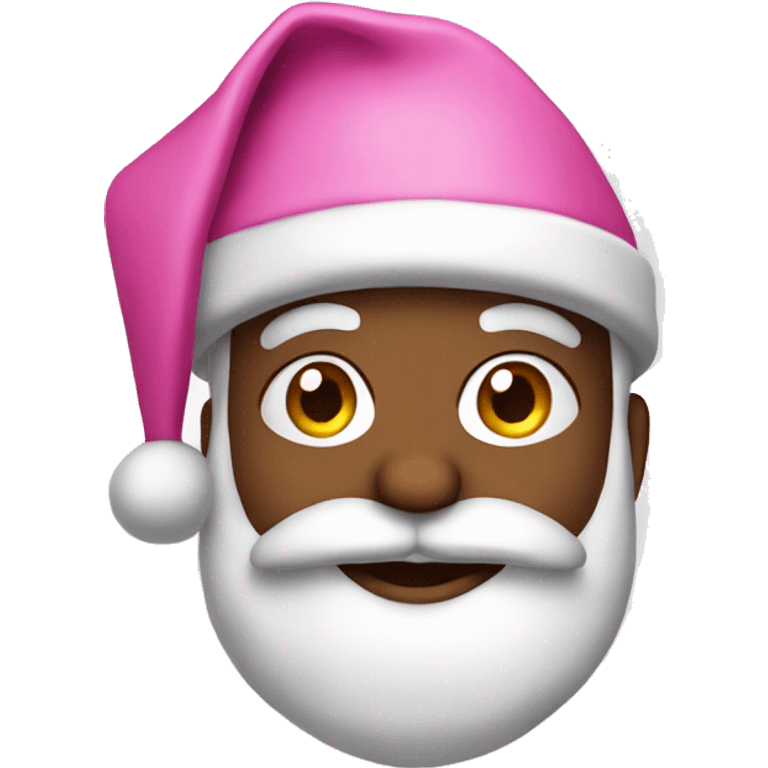 Pink Santa Claus emoji