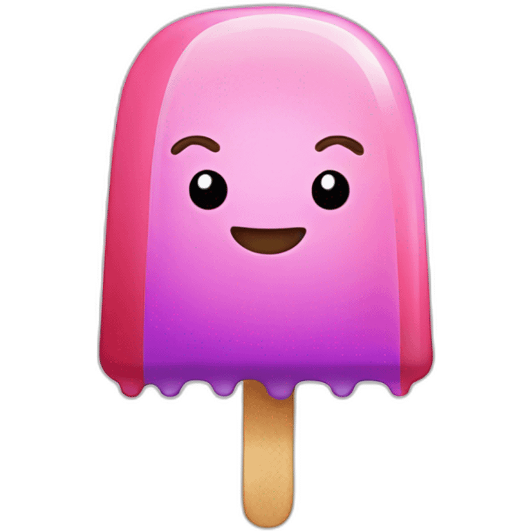 Large popsicle emoji