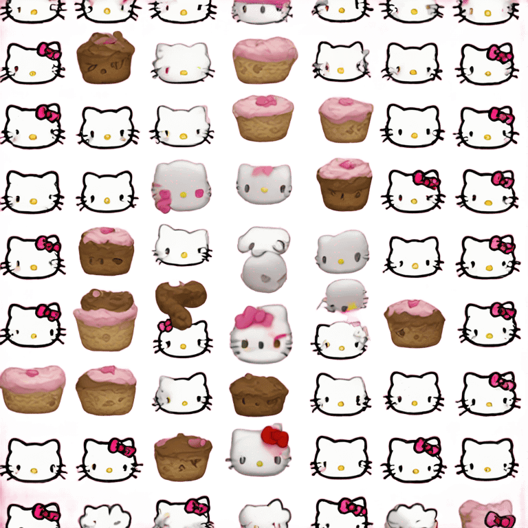 Sad hello kitty  emoji