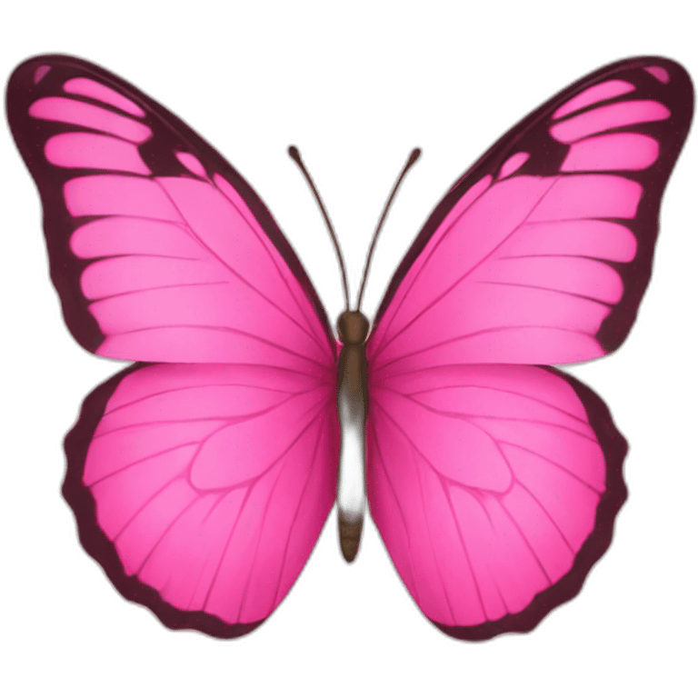 Butterfly pink emoji