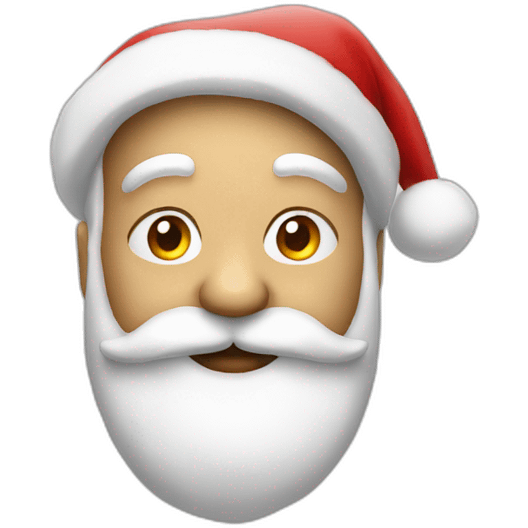 Santa Claus face emoji