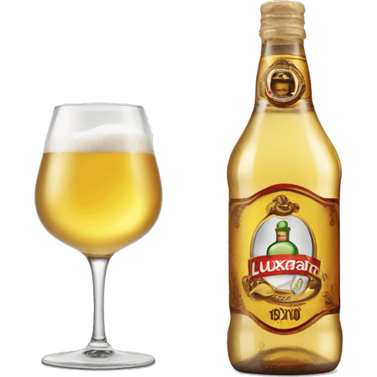 A bottle of luxardo bitter bianco emoji