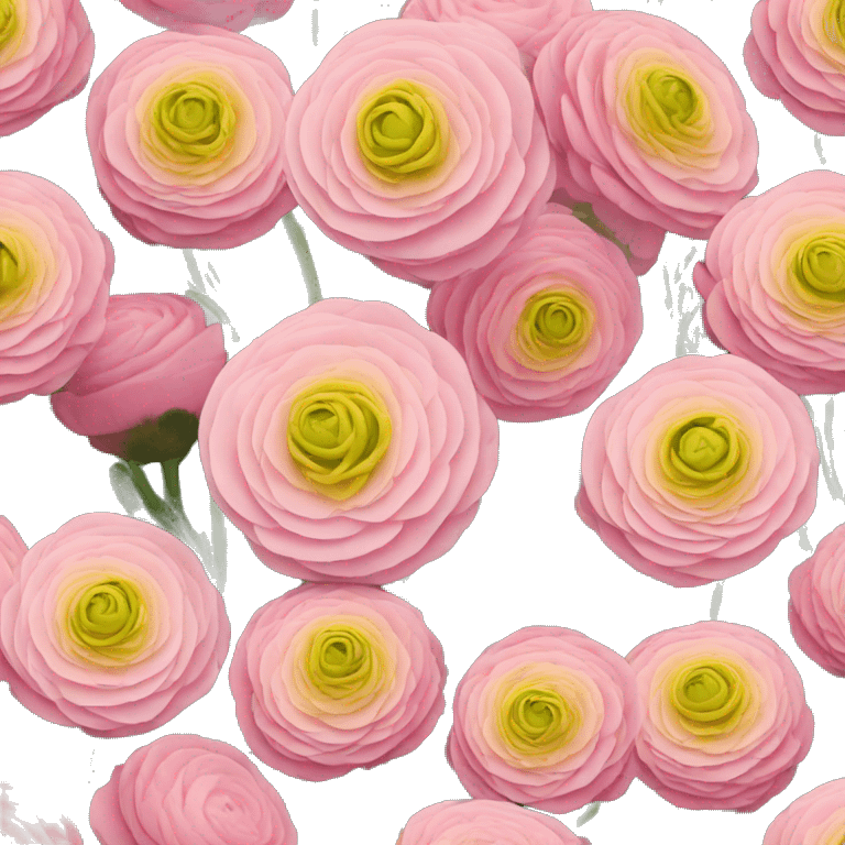 Ranunculus flower emoji