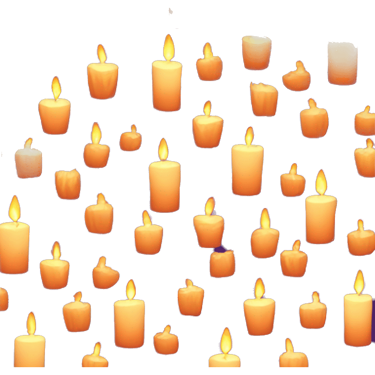 halloween candle emoji