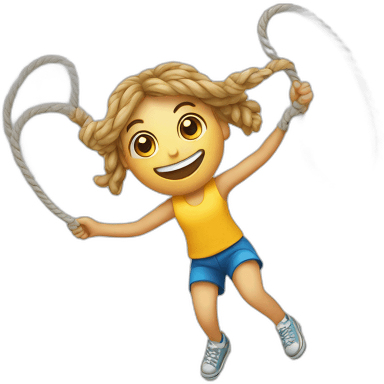 rope skipping emoji