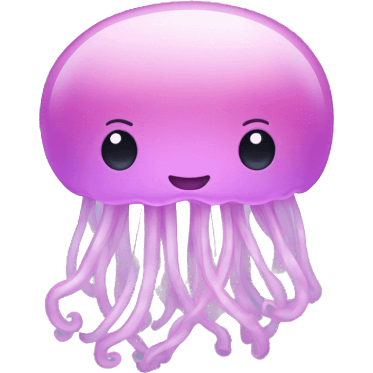 Light purpley pink  jellyfish  emoji