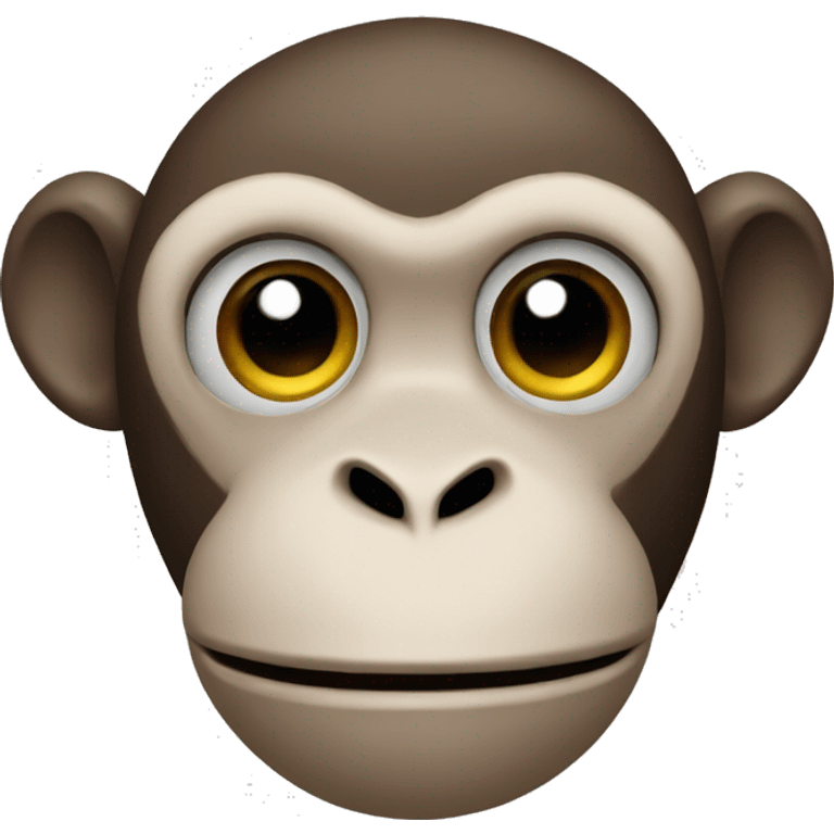 monkey head looking sideways emoji