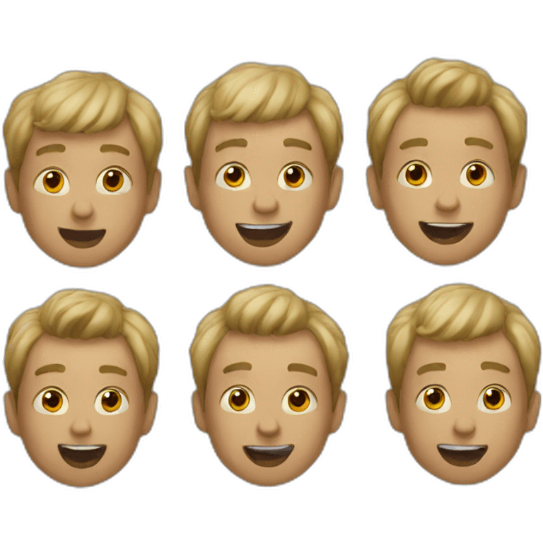 8 singes emoji