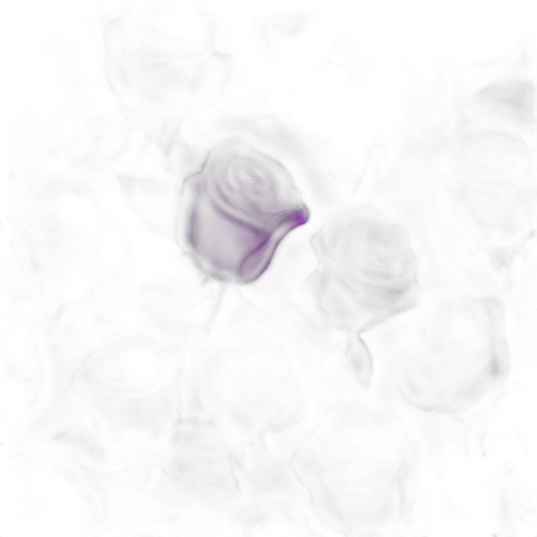 purple roses emoji