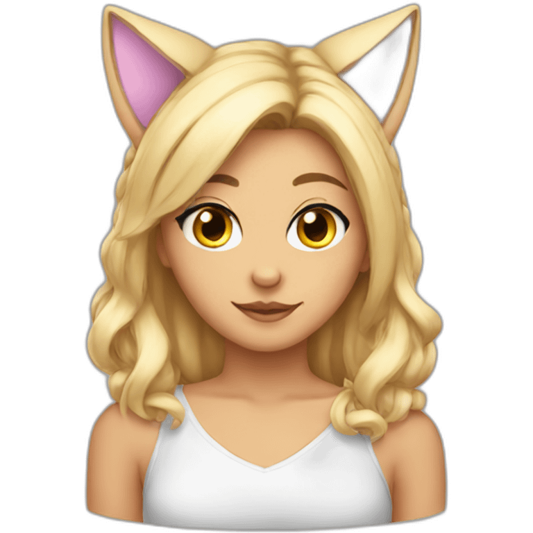 sexy cat ears emoji