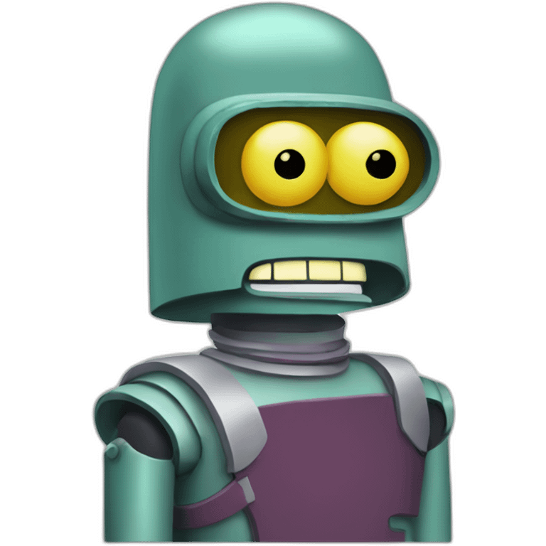 Bender Futurama plus markdown emoji