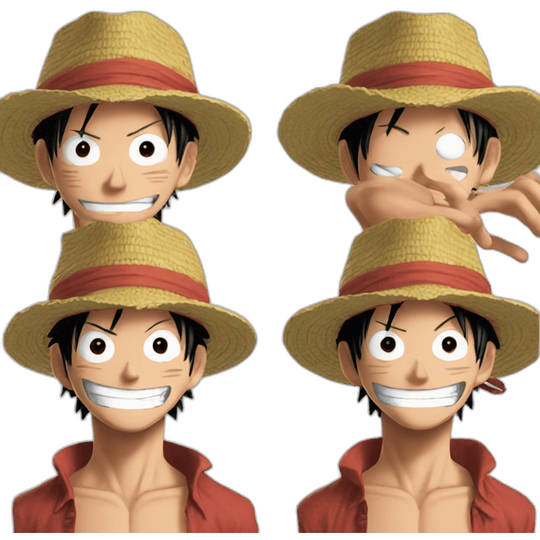 Luffy one piece emoji