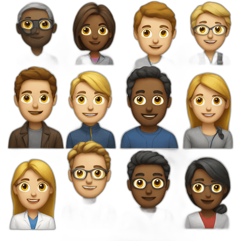 A group of creative technologist emoji