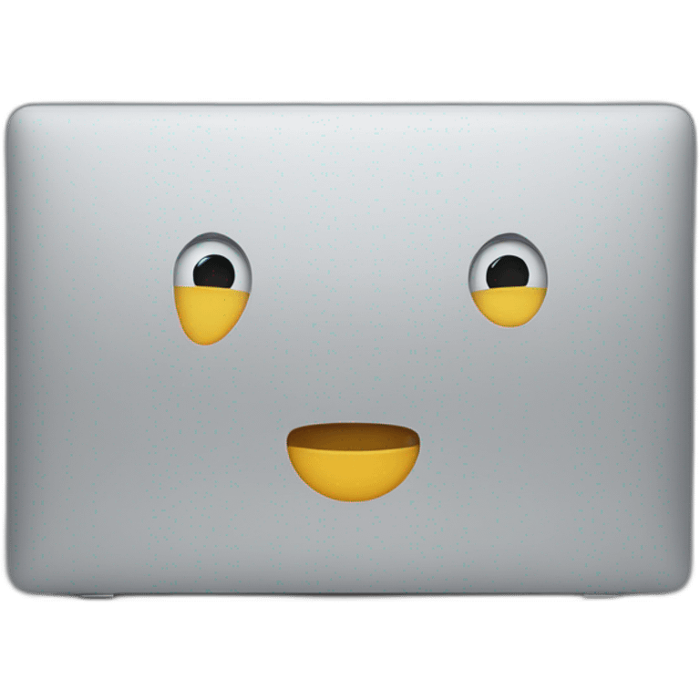 macbook air in corporate office emoji