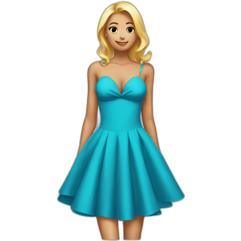 Sexy dress emoji