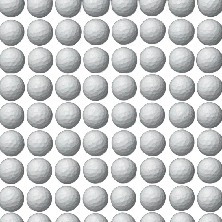 Raining golf balls emoji